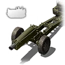 M29 Weasel with M1 Pack Howitzer